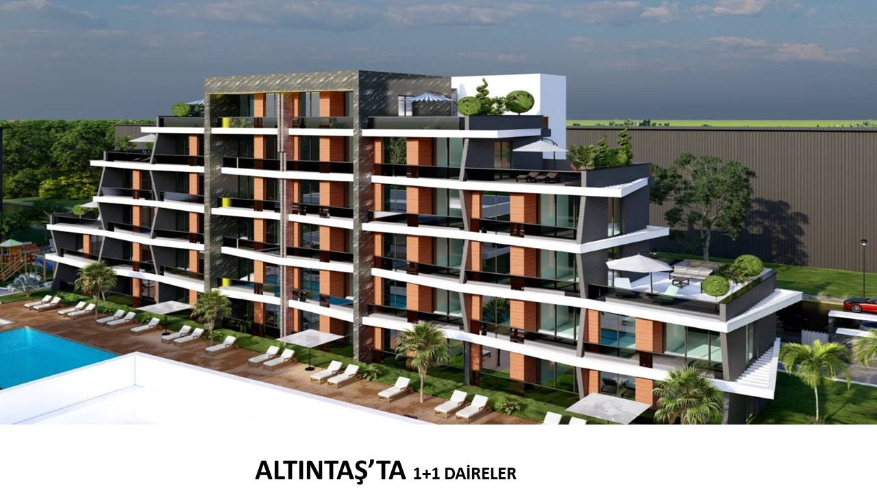 ANTALYA ALTINTAŞ'TA 1+1 SATILIK DAİRELER PROJESİ